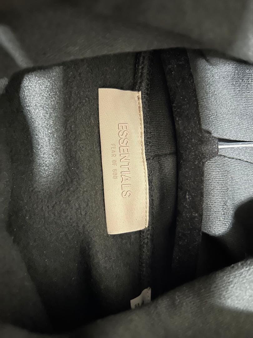 ESSENTIALS パーカー ブラック　S 正規品