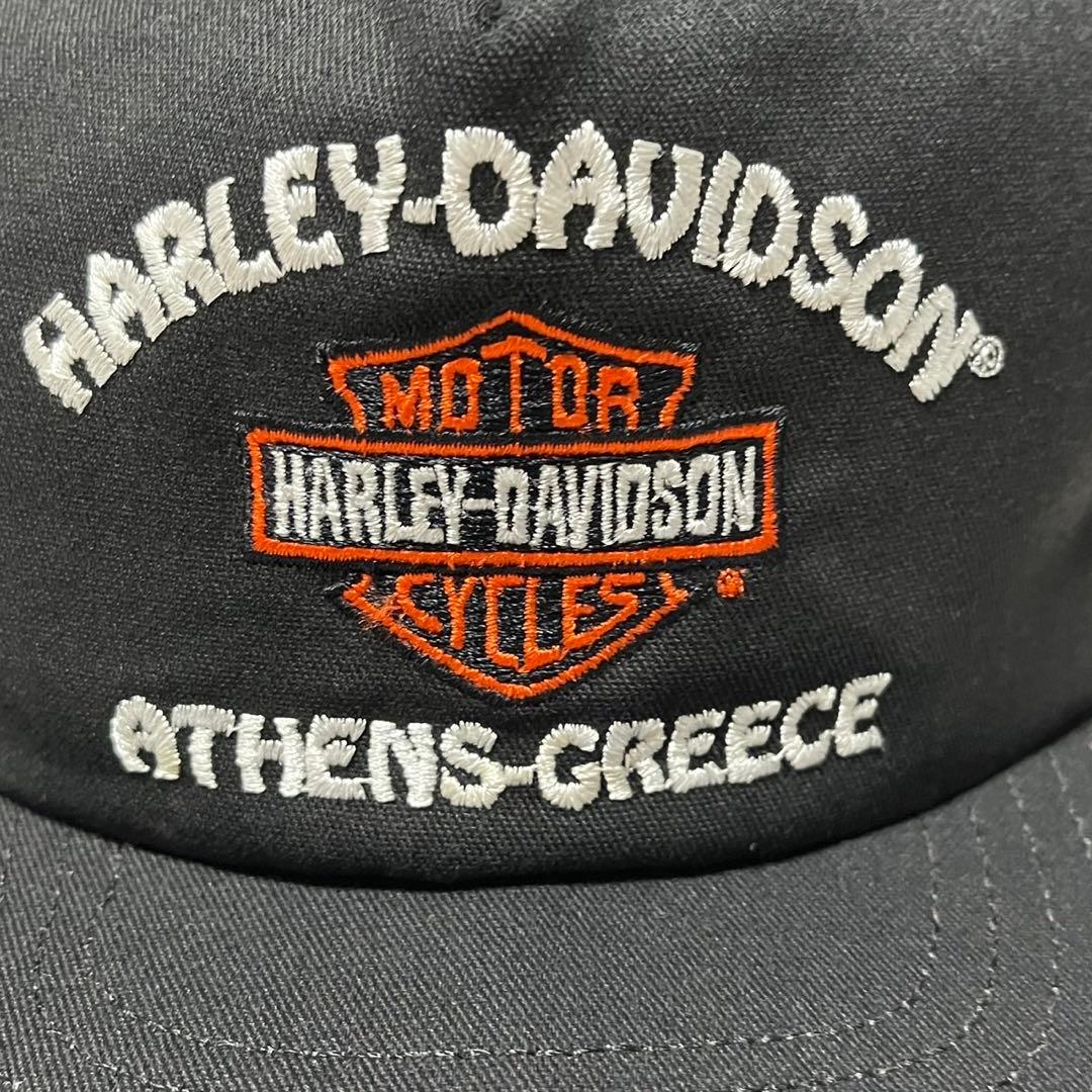 デッドストック ハーレーダビッドソン キャップ 刺繍 帽子 ハーレー