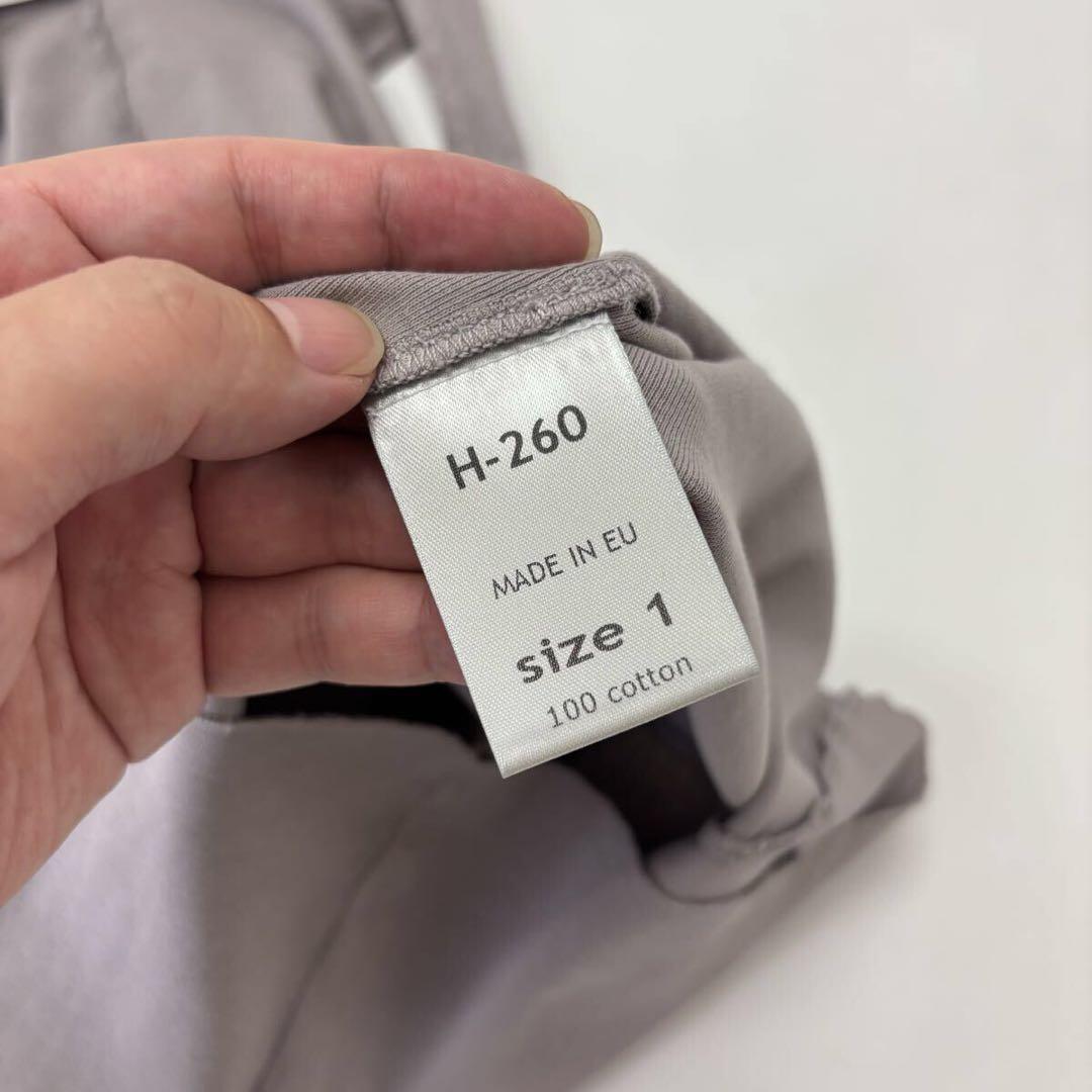 25ss 新品 クリステンセンドゥノルド H-260 コットン リブ トップ 1