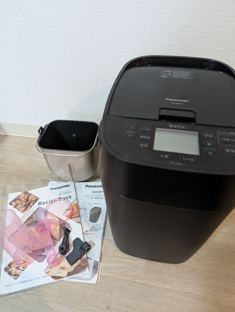 Panasonic SD-MDX4 ホームベーカリー ブラック - メルカリ