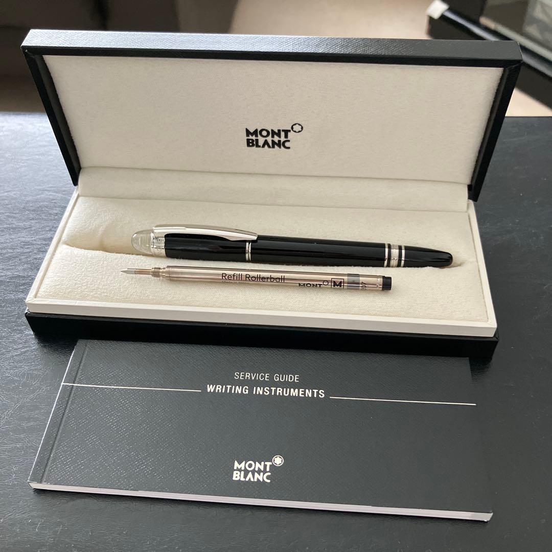 美品 モンブランボールペン スターウォーカーレジン ローラーボール