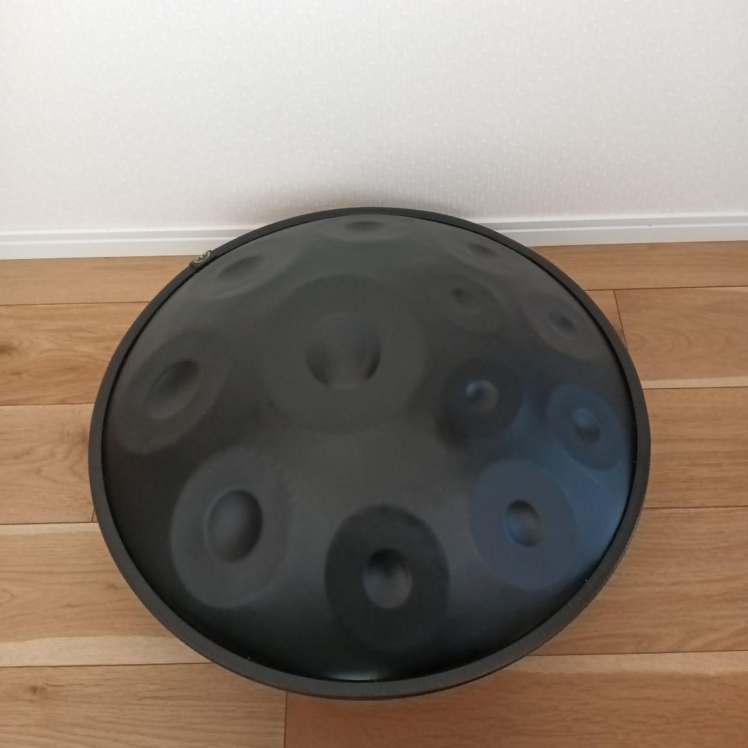 ブラックハンドパン 楽天市場】ハンドパン スチールドラム 9音 22インチ ハンドパンドラム