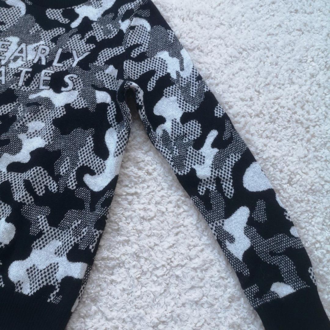 ハルるん様！パーリーゲイツ　ブラックカモフラニット　カシミヤ混　上田桃子プロ着用