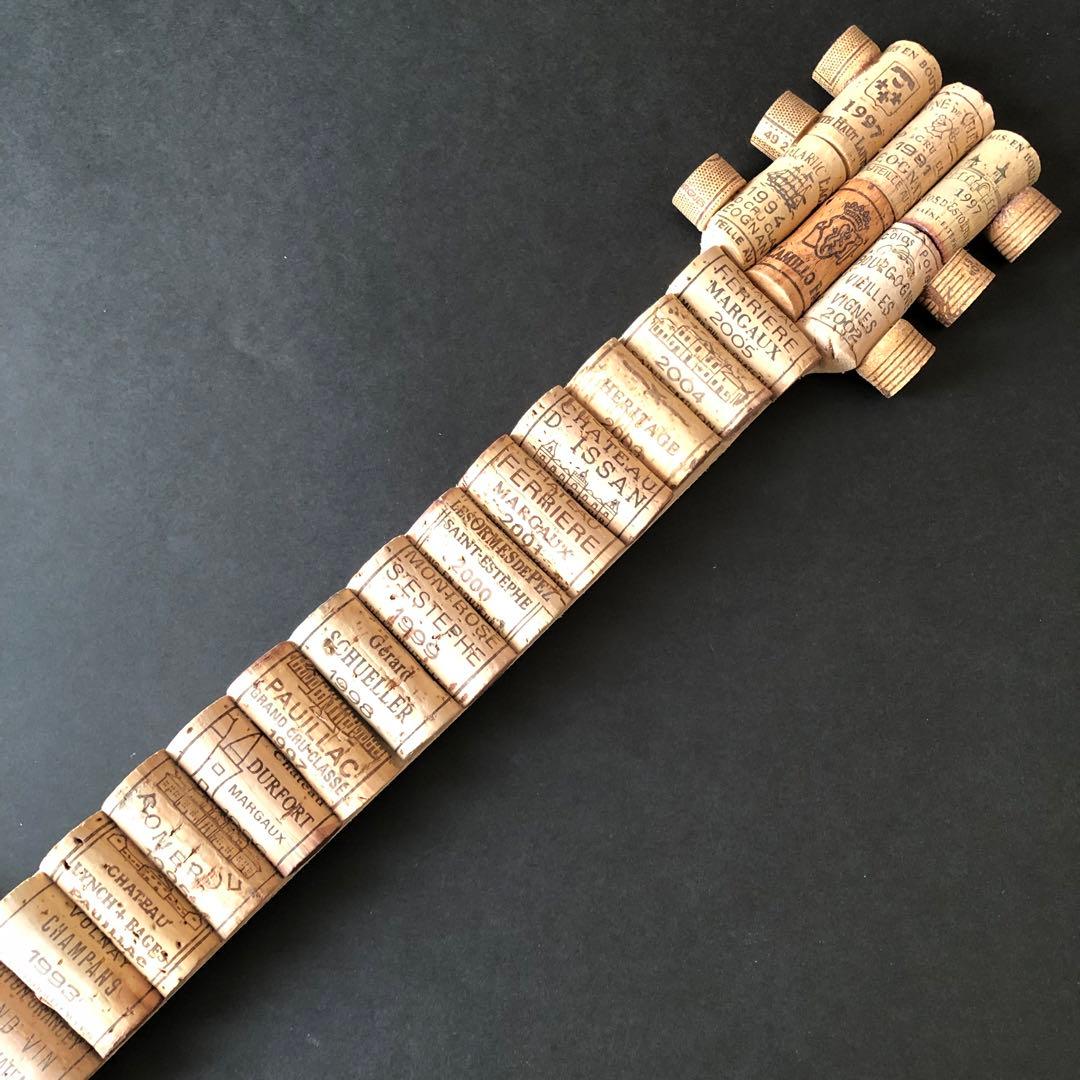 ワインコルク コルクアート エレキギター ハンドメイド インテリア