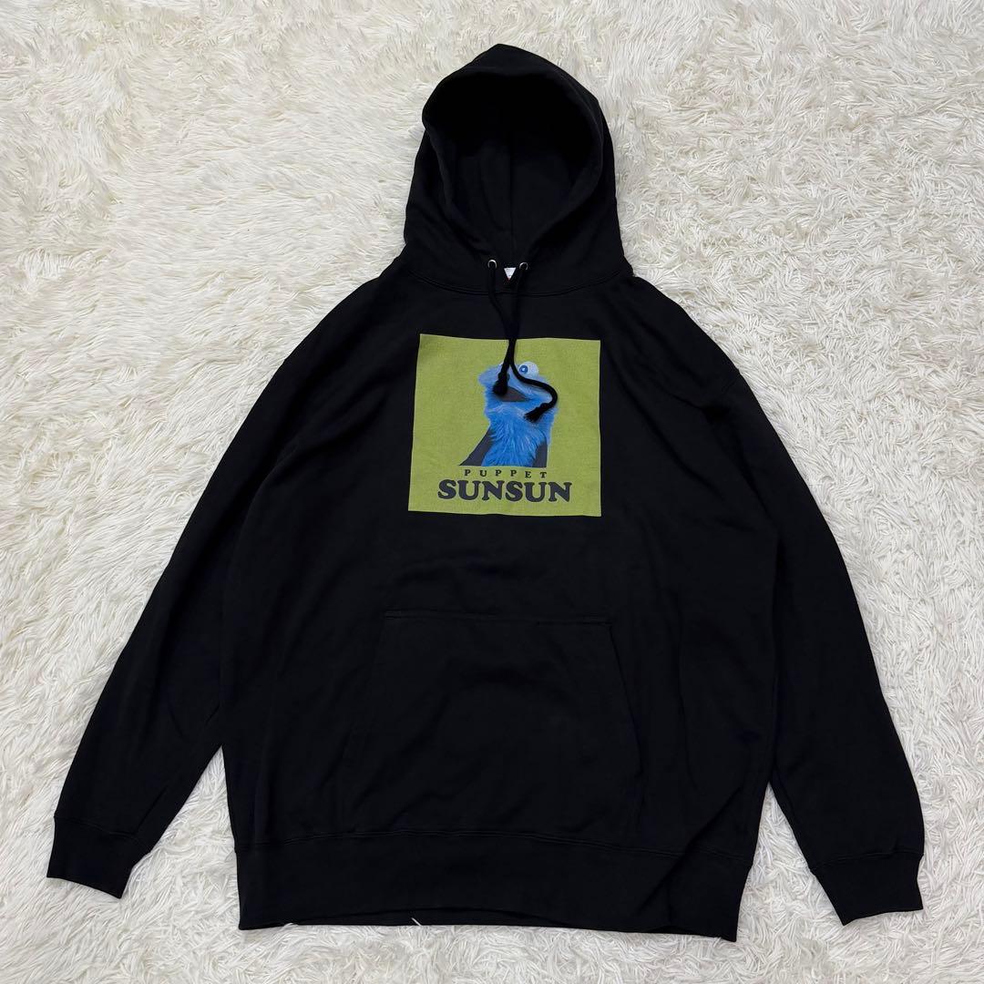 1735 パペットスンスン プルオーバーパーカー XXL 黒 - メルカリ