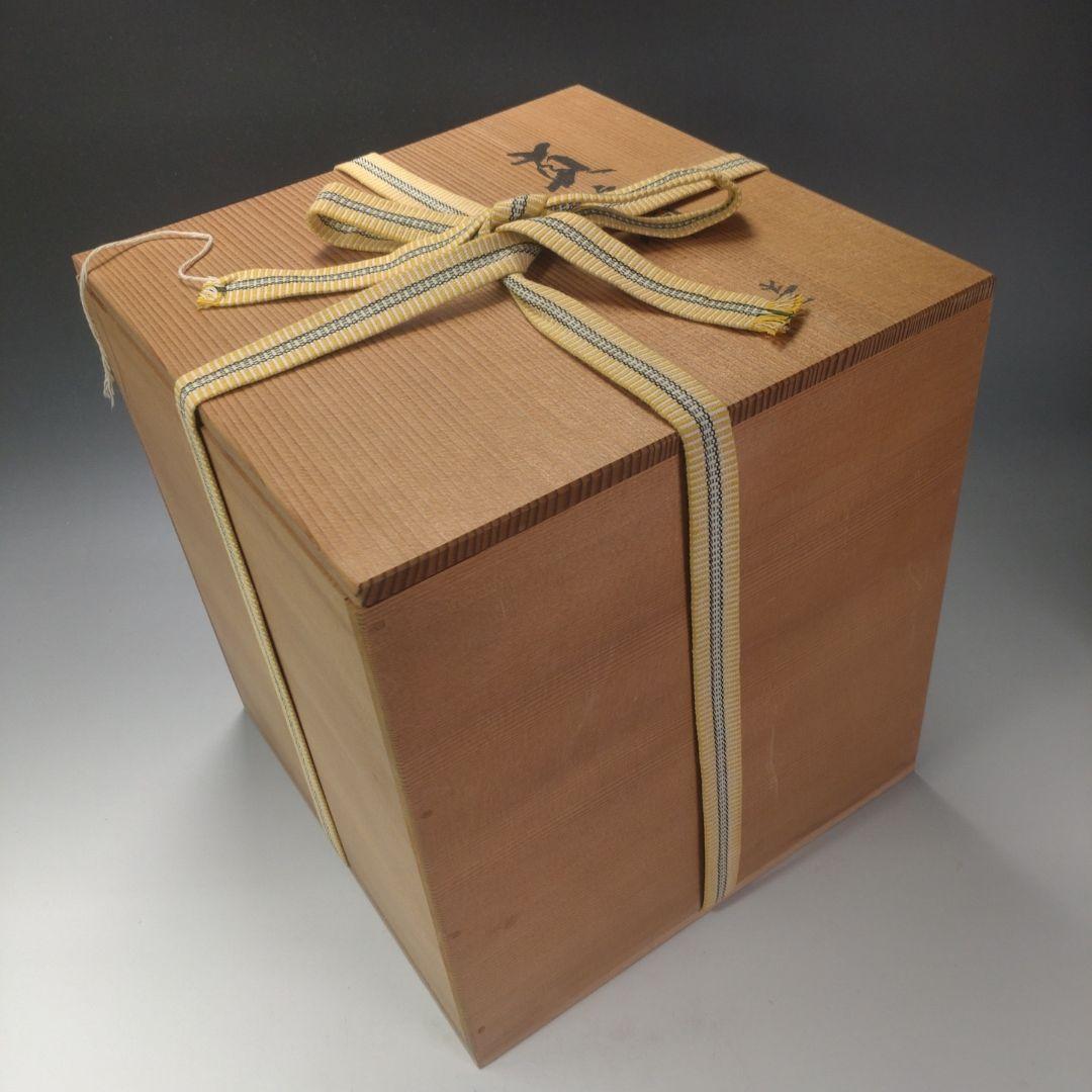 イ147 水指『輪島塗　茶平一斎』『真手桶水指　共箱』茶道具