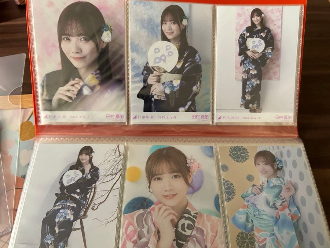 乃木坂46 田村真佑 サイン入りポスター＆サイン入り生写真＆コンプ多数生写真