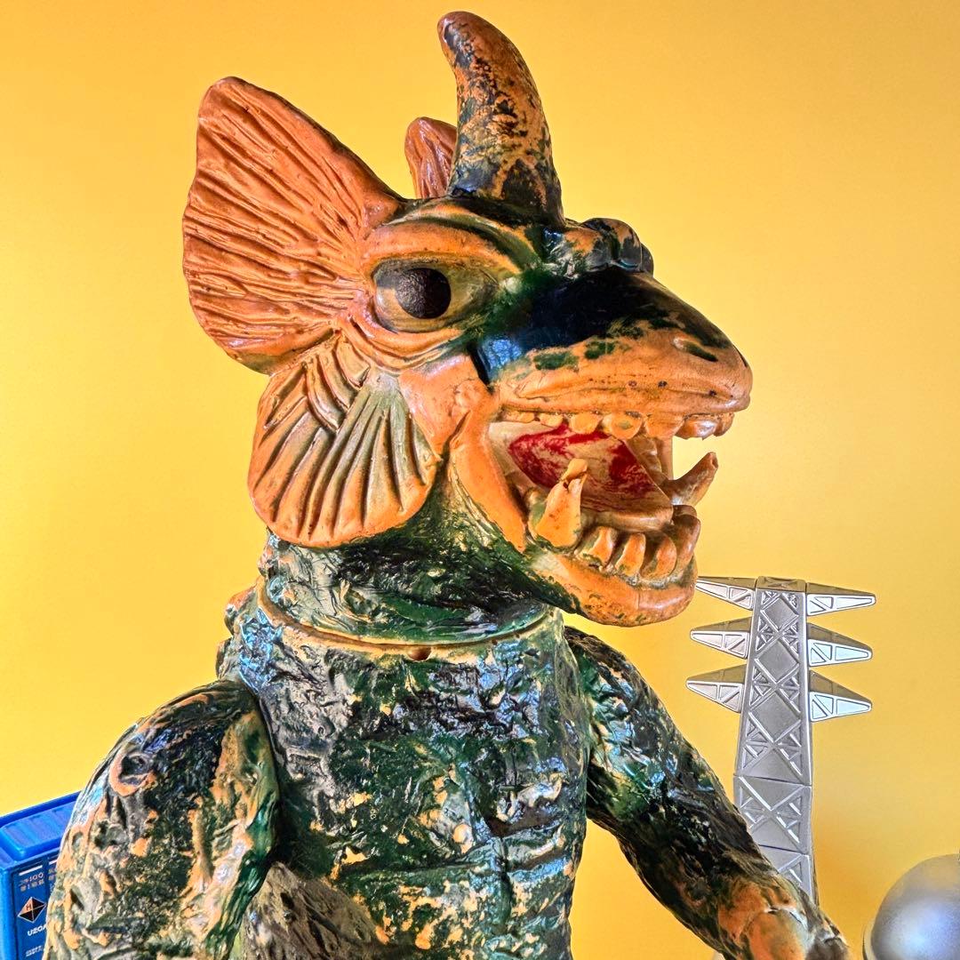 マルサン ドラギラス ジャイアント 40ｃｍ 当時物 オマケ付