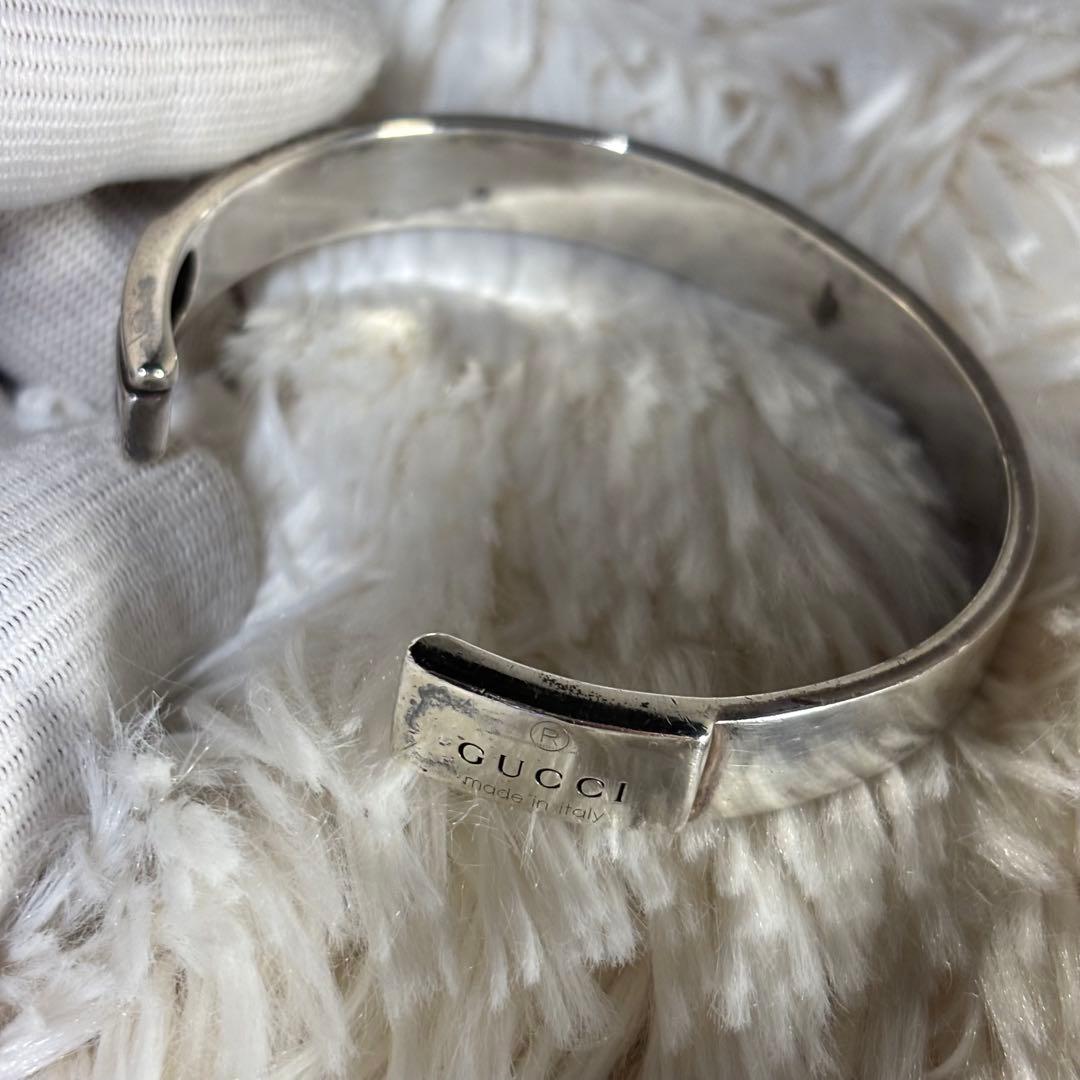 GUCCI シルバーバングル　silver925 サイズ18 腕輪　ブレスレット