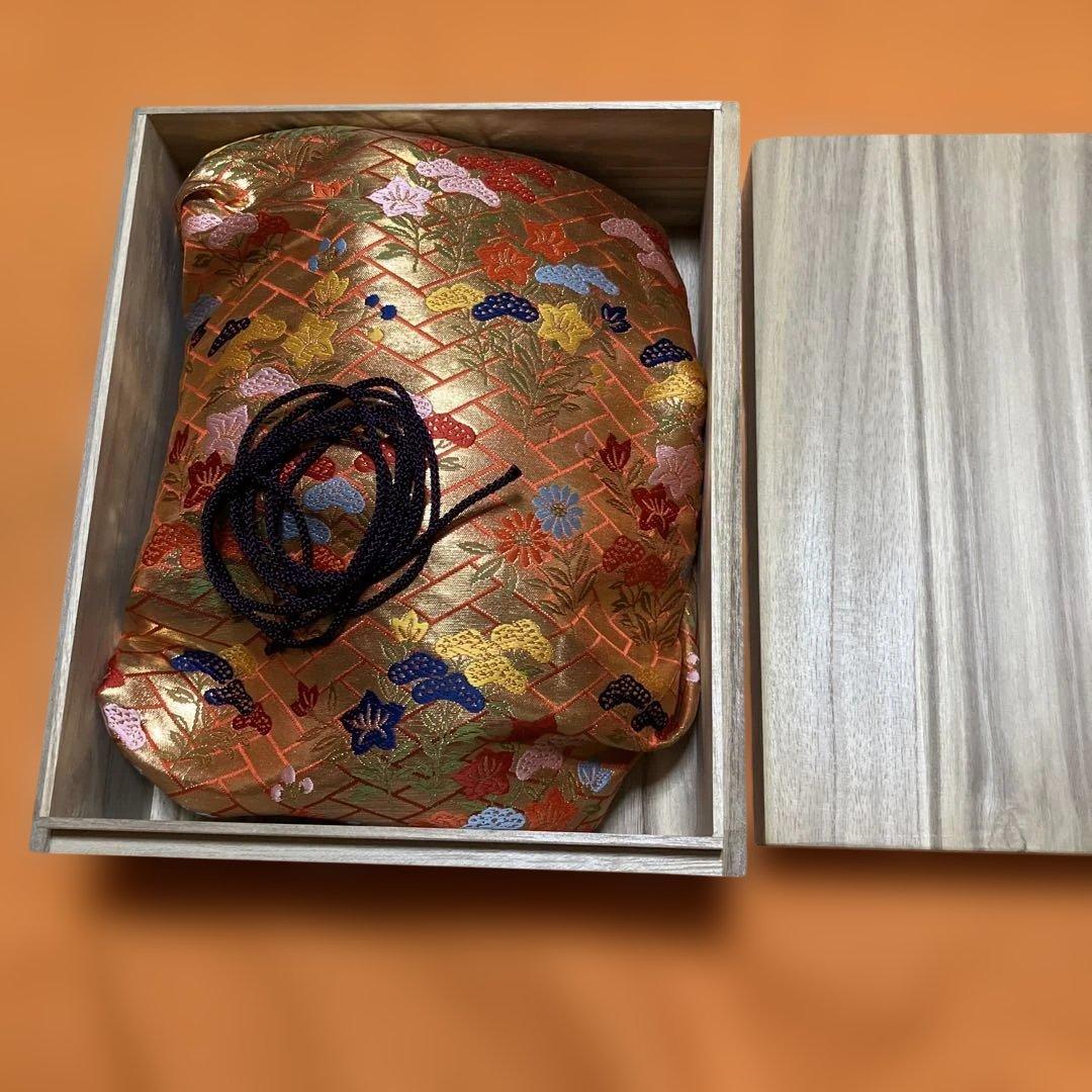 美品 能面 山姥 (やまんば) 手彫り 木彫り 桐箱