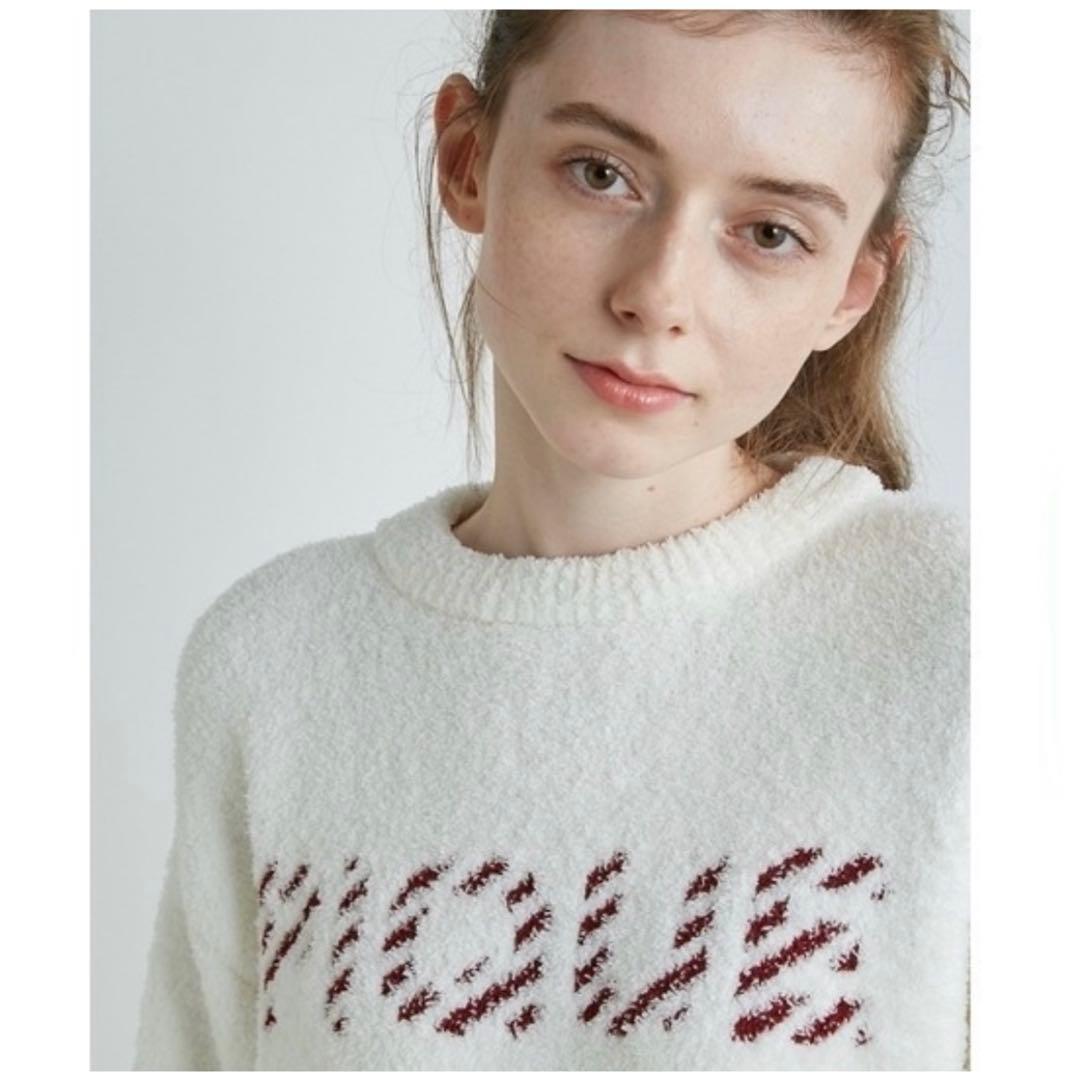 n*u様 【Xmas限定】ジェラピケ ロゴジャガードプルオーバー＆2ボーダーロン