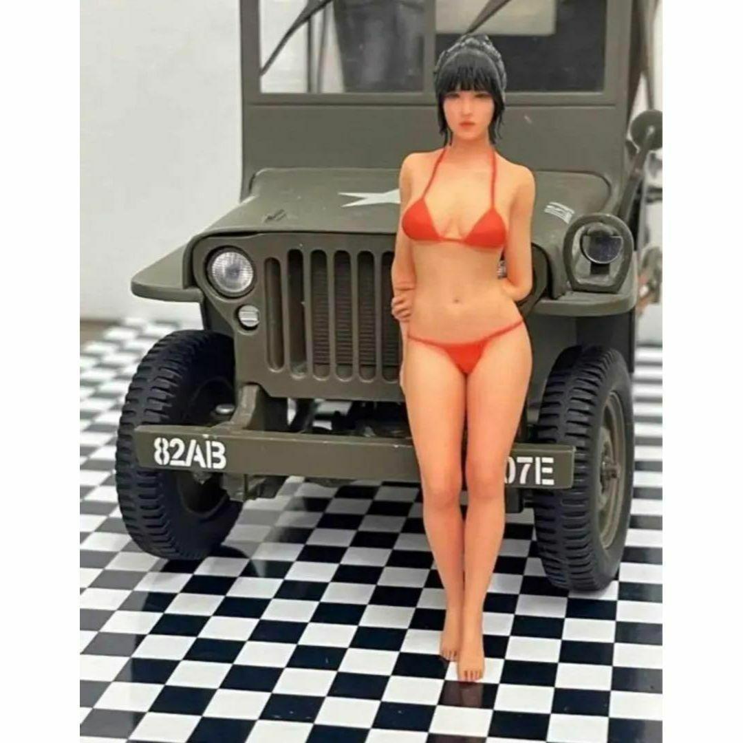 JOY2-RED 1/18★フィギュア★1/64より大★ミニカーに★ジオラマに