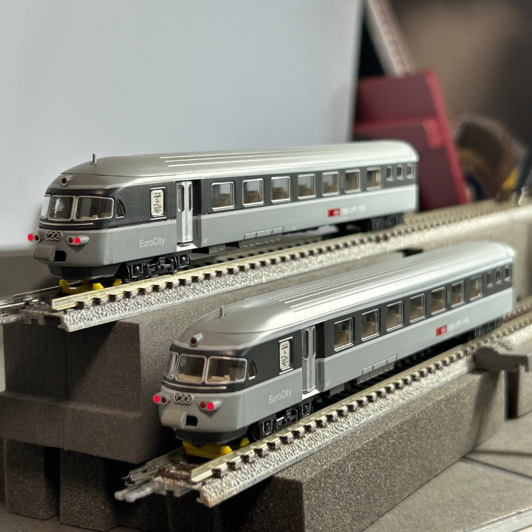 KATO SBB CFF FFS RABe ”ユーロシティ”6両セット 動作良好