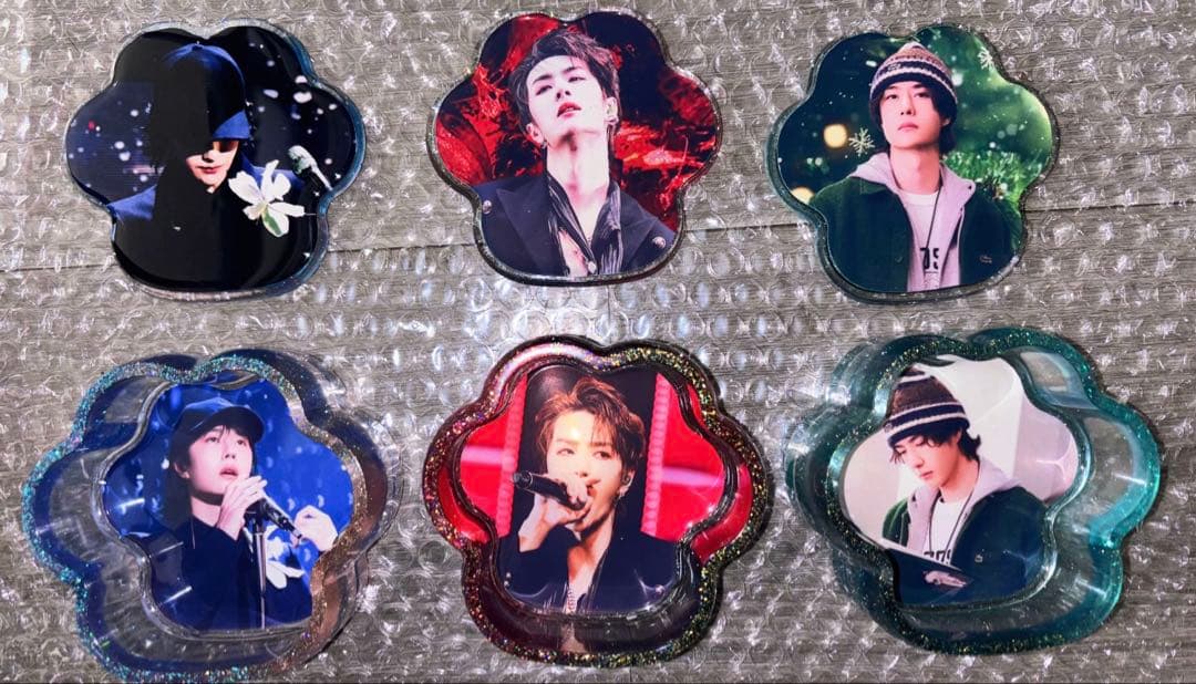 陳情令　シャオジャン　ワンイーボー　肖战 王一博 レジン小物入れ　蓋付き17点