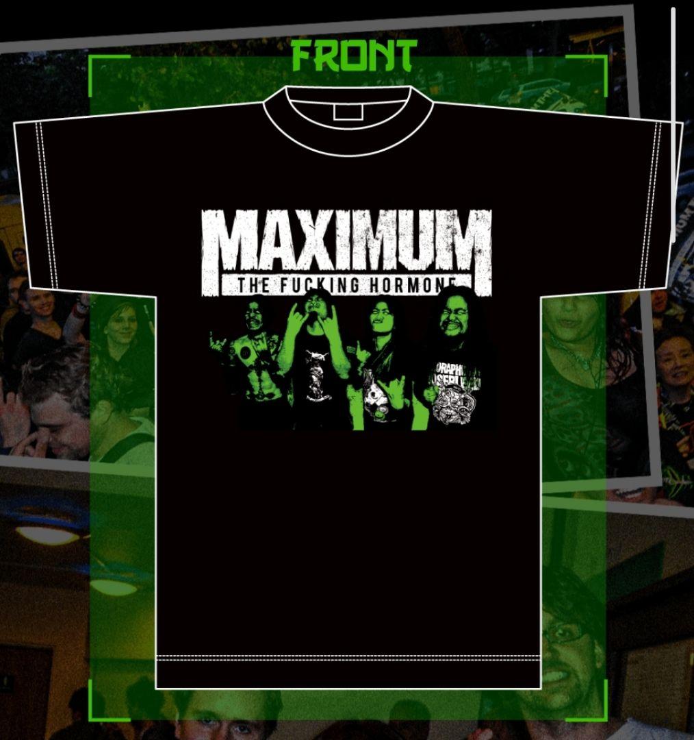 マキシマム ザ ホルモン】海外の腹ペコ 公式再現Tシャツ XXL【新品未開封】