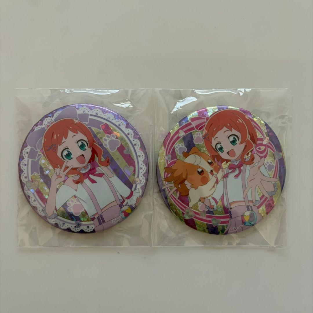 わんだふるぷりきゅあ ブルジュラ ホログラム缶バッジ 犬飼いろは