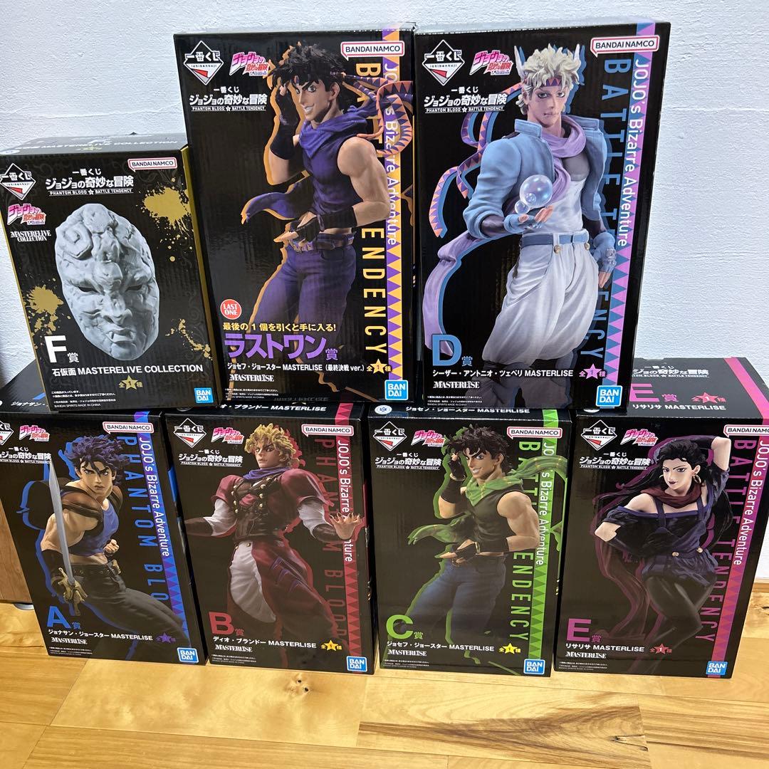 一番くじ ジョジョの奇妙な冒険 A.B.C.D.E.F.ラストワン賞 ラストワン