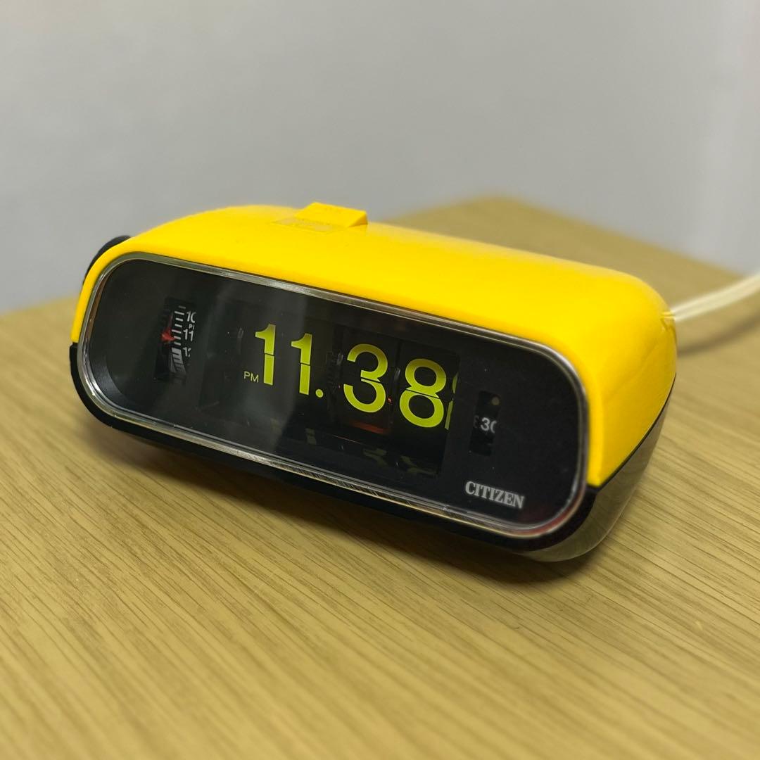 メンテ済み・動作正常】CITIZENパタパタ時計 ハイリーフ・コニー
