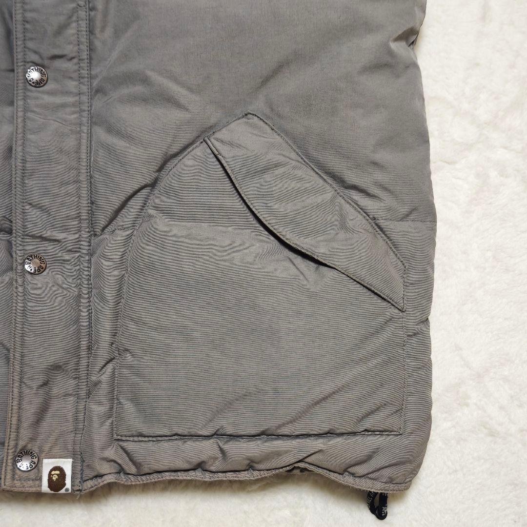 良品✨アベイシングアイプ　ダウンベスト　フェイドグレー