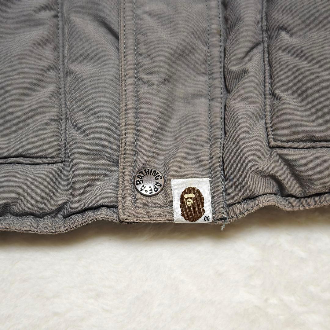 良品✨アベイシングアイプ　ダウンベスト　フェイドグレー