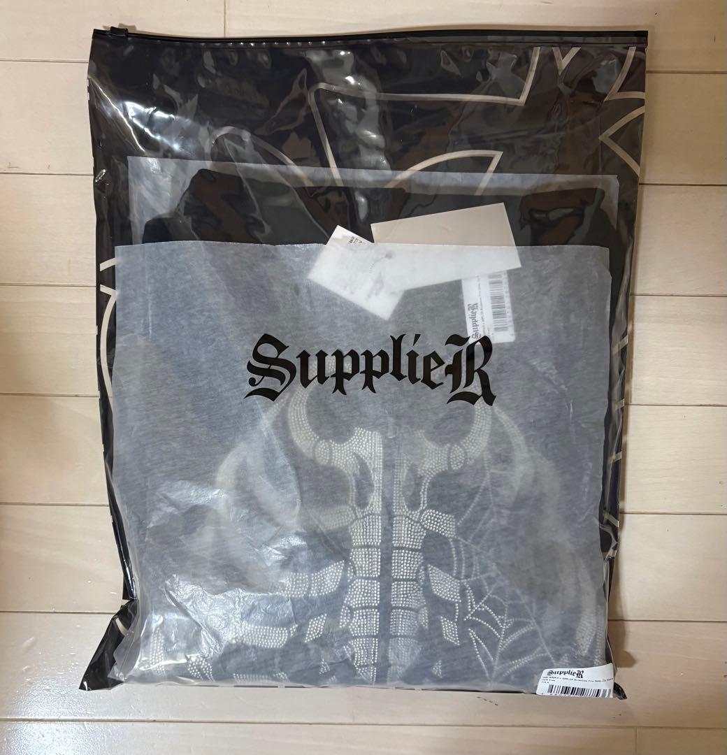 【supplier×NOREMID】 Fire Bones Zip Hoodie