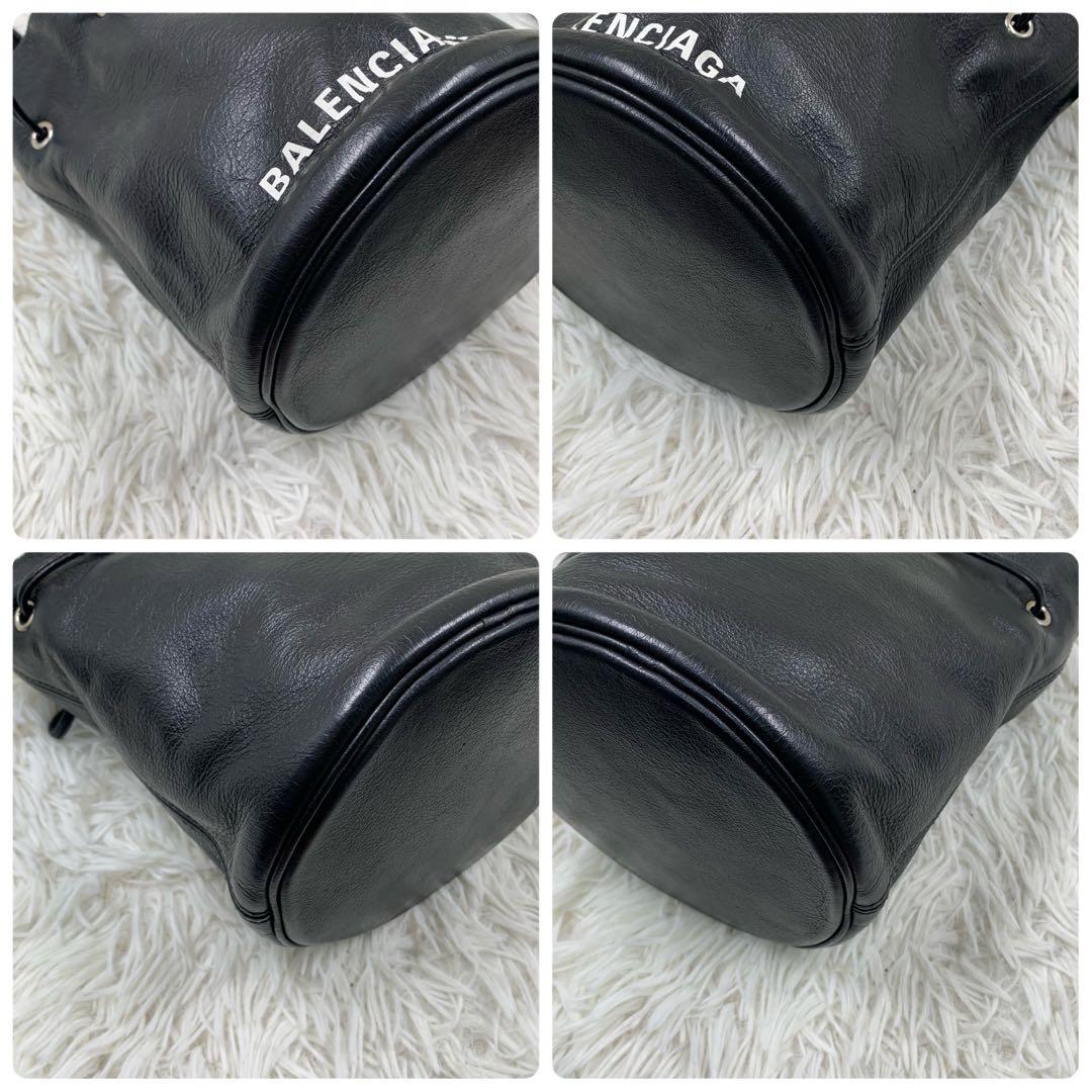 【✨美品✨】バレンシアガ ハンドバッグ 2way ドローストリング ブラック