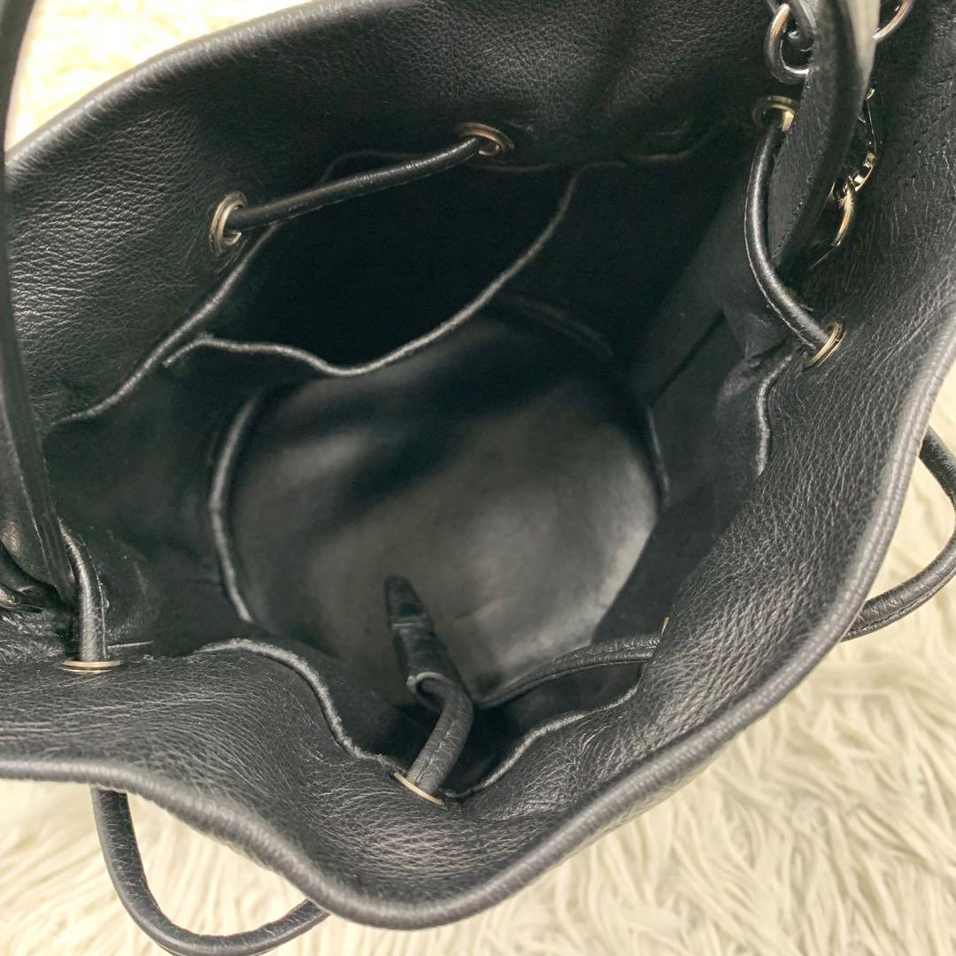 【✨美品✨】バレンシアガ ハンドバッグ 2way ドローストリング ブラック