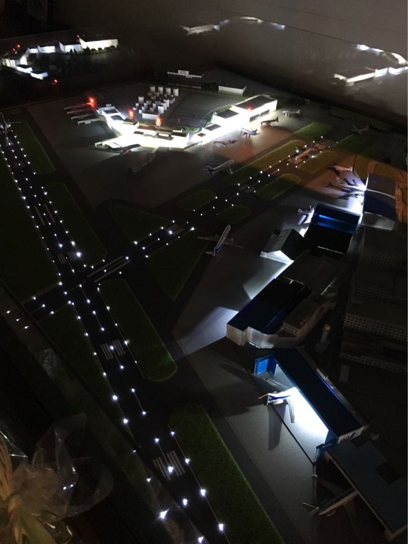 【引取り限定】　ジオラマ模型　昭和の羽田空港