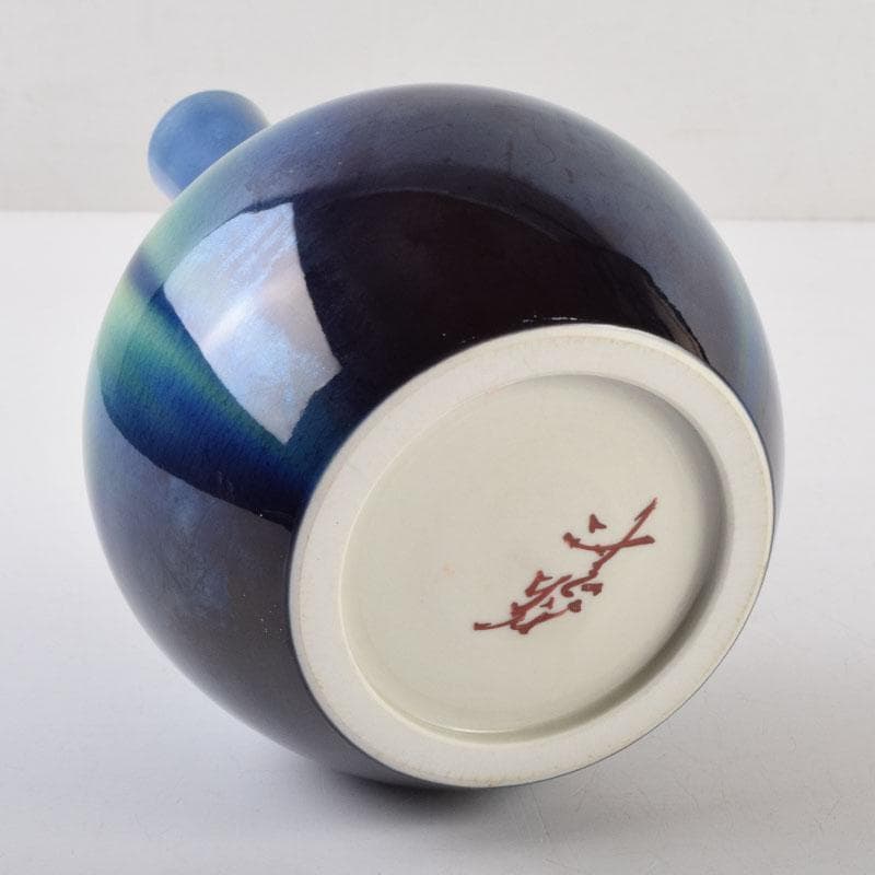 九谷焼 柳雨軒 三代八十吉 徳田正彦作 彩釉 花入 V 9198 - メルカリ