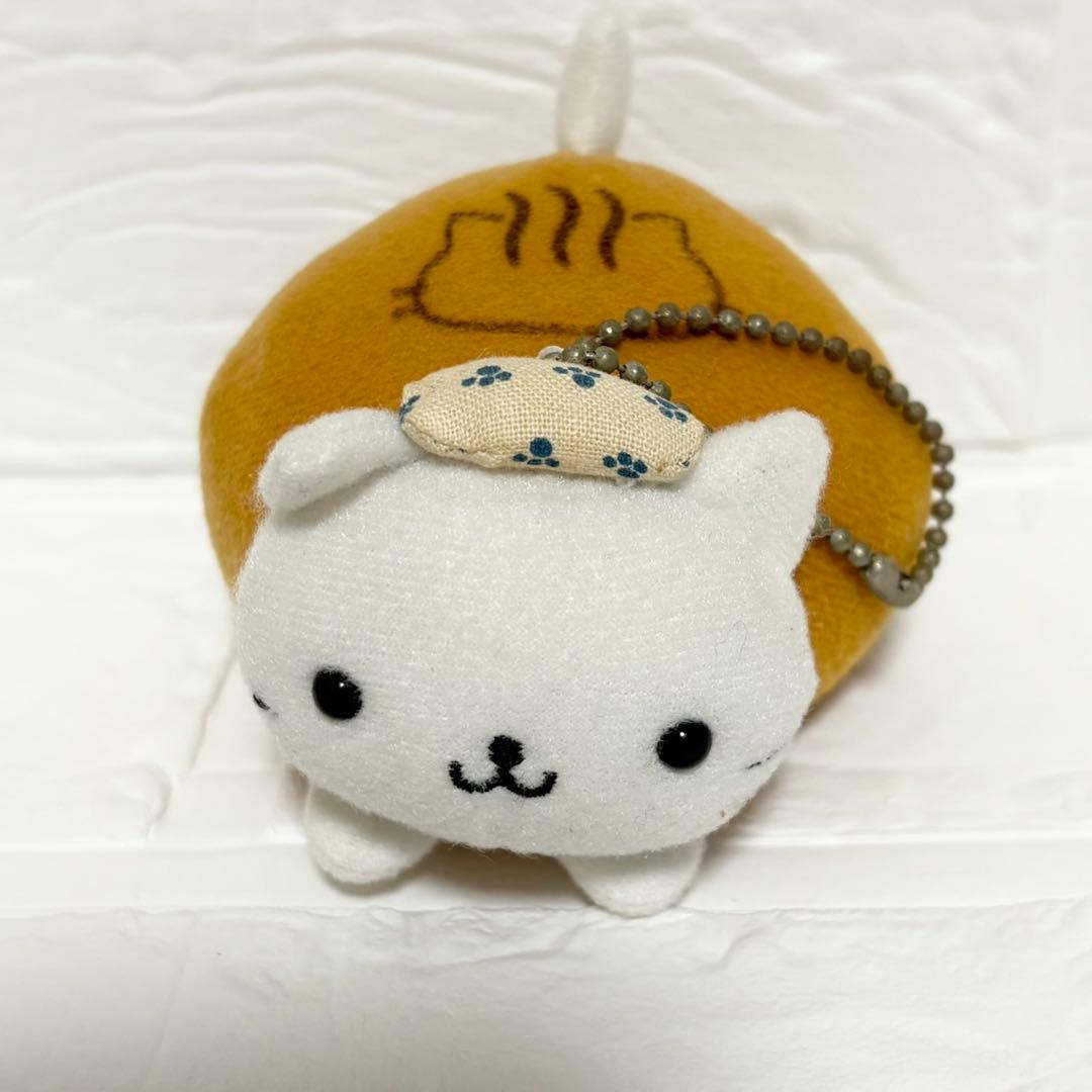 希少　当時物　サンエックス　にゃんにゃんにゃんこ　にゃんこ温泉　お茶　ぬいぐるみ