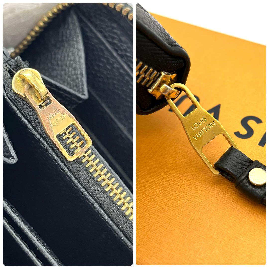 ルイヴィトン ジッピーウォレット アンプラント ブラック 長財布 箱保存袋