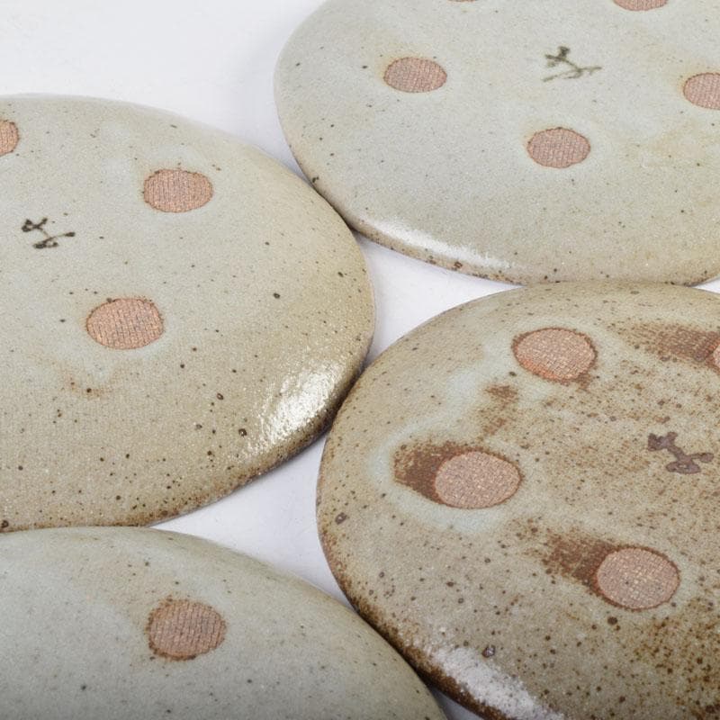 和食器 茶懐石 幸兵衛窯 加藤幸兵衛作 絵変 銘々皿 五客 共