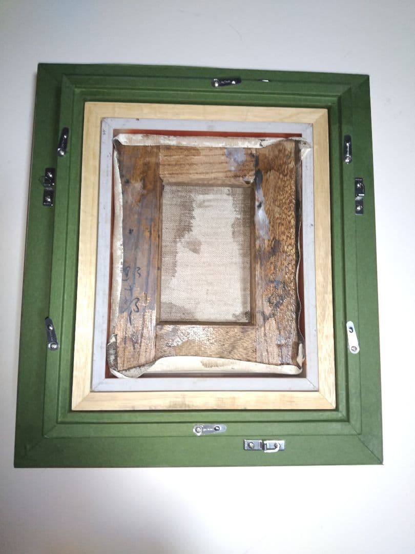 高島野十郎、絵画、油彩F0蝋燭、新品額縁、黄袋付き、肉筆、鴨居玲、佐伯