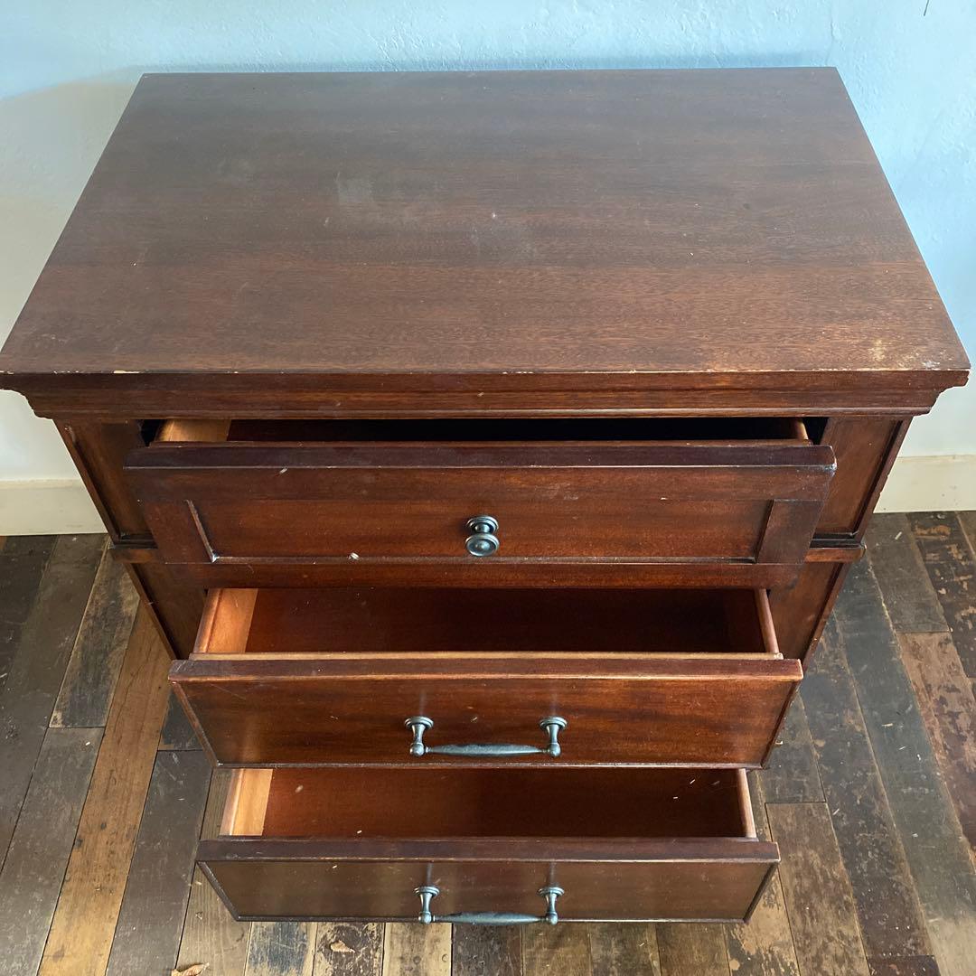 アメリカ家具 基地払い下げ品 三段チェスト ナイトテーブル 家具