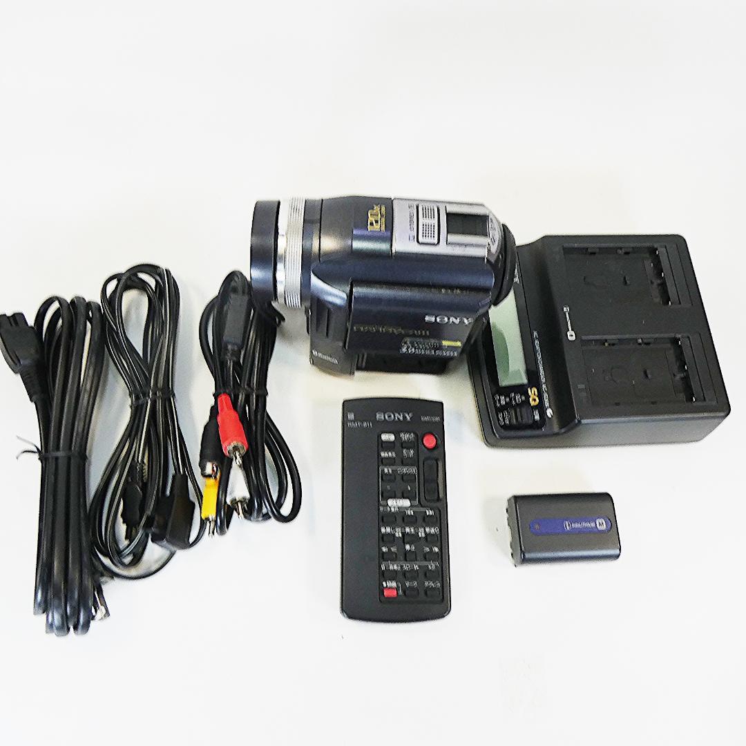 動作品 ソニー DCR-PC300 MiniDVビデオカメラ DVD化に最適 - メルカリ