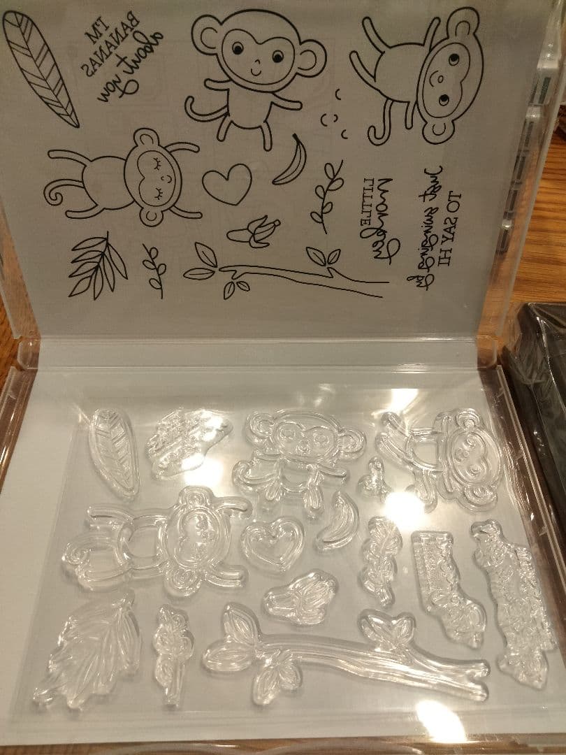 1点限り！未使用 リトルモンキー パンチふ＆スタンプ スタンピンアップ