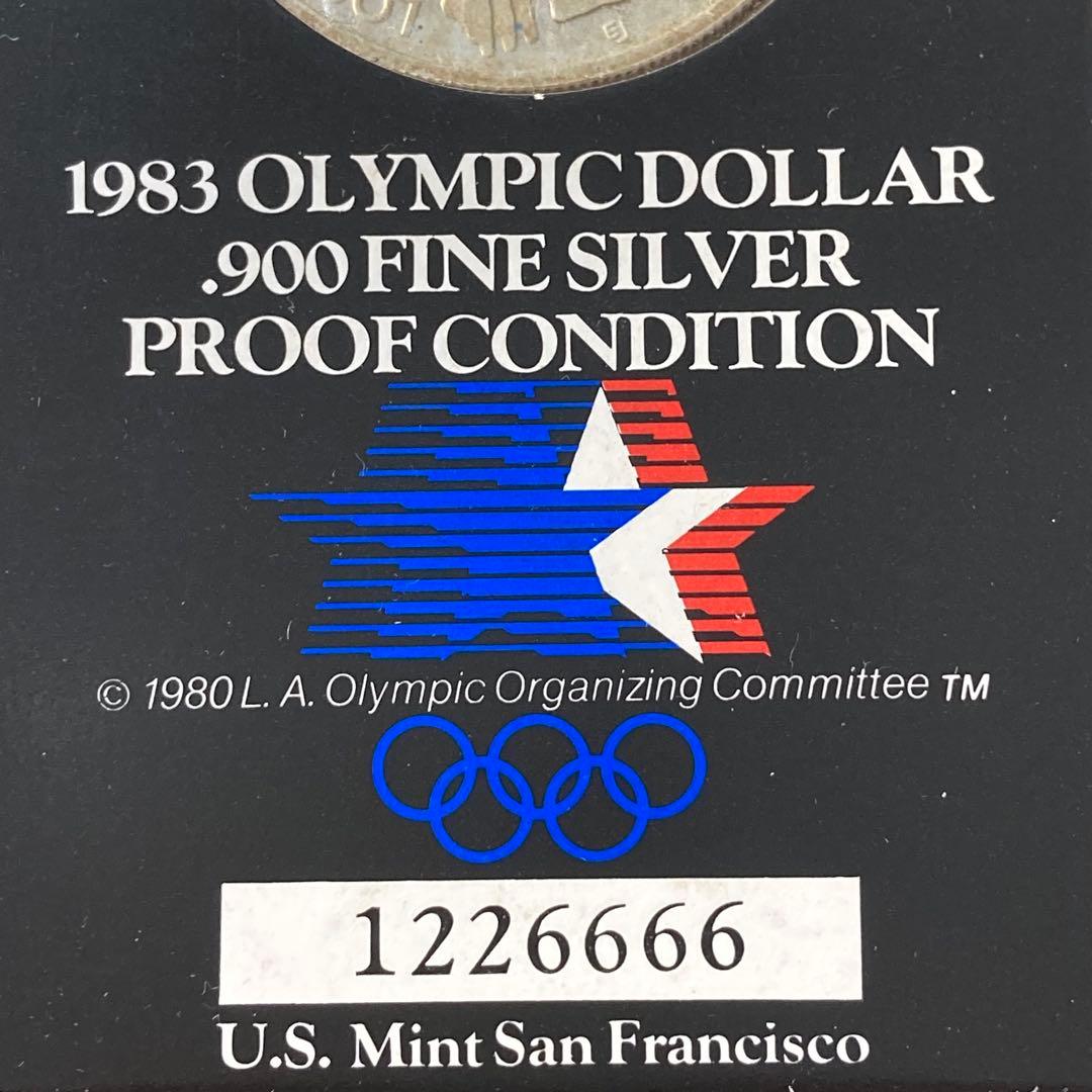 1983 ロサンゼルスオリンピック 1ドル銀貨 シルバー900 - メルカリ