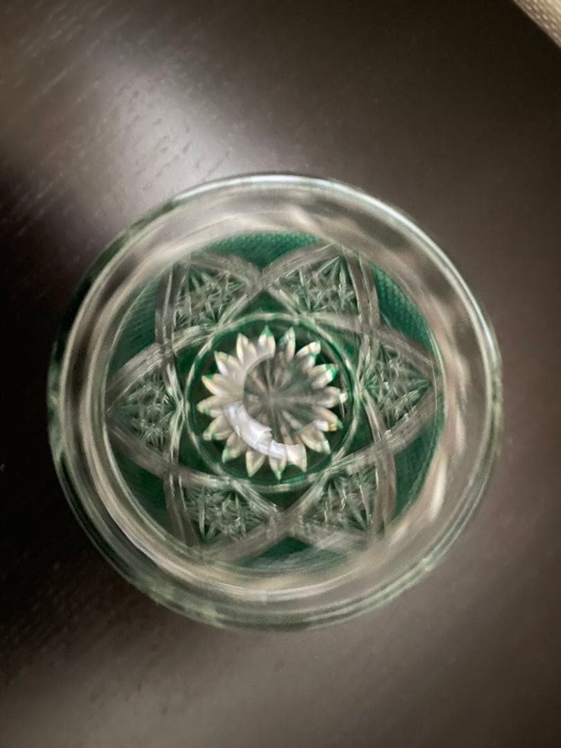 薩摩切子くもの巣タンブラー 伝統工芸品ツジガラス