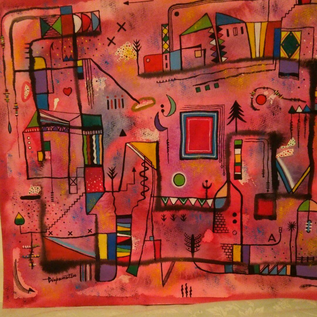 水彩画　innertrip 21  F8号