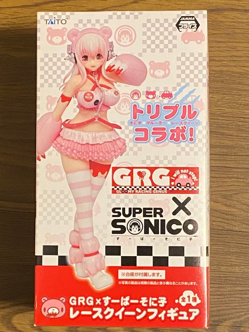 チャックスGP　GRG×すーぱーそに子　レースクイーンフィギュア　未開封
