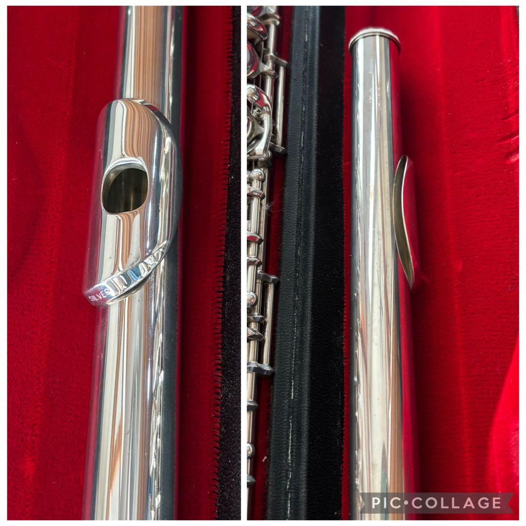 Pearl パールフルート リップ銀製 PF-521E ケース付 Eメカ付 - メルカリ