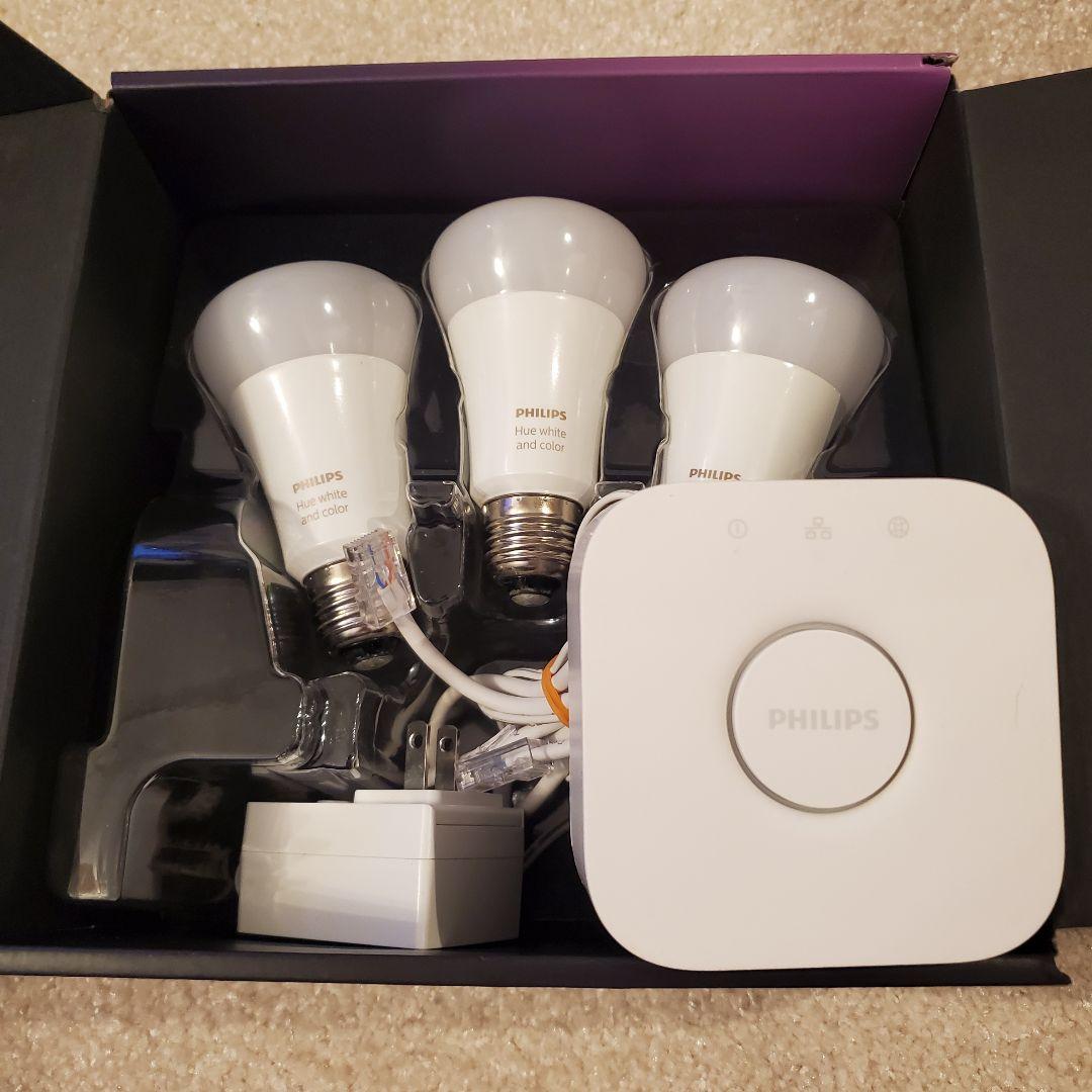 PHILIPS hue スマート電球 E26 スターターkit他 PHILIPS Hue Starter