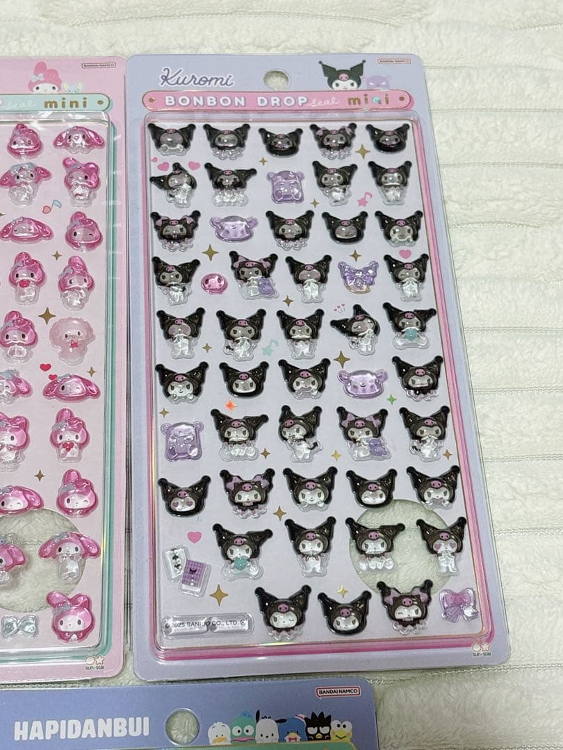 【正規品】サンリオ ボンボンドロップシール ミニ 7枚セット