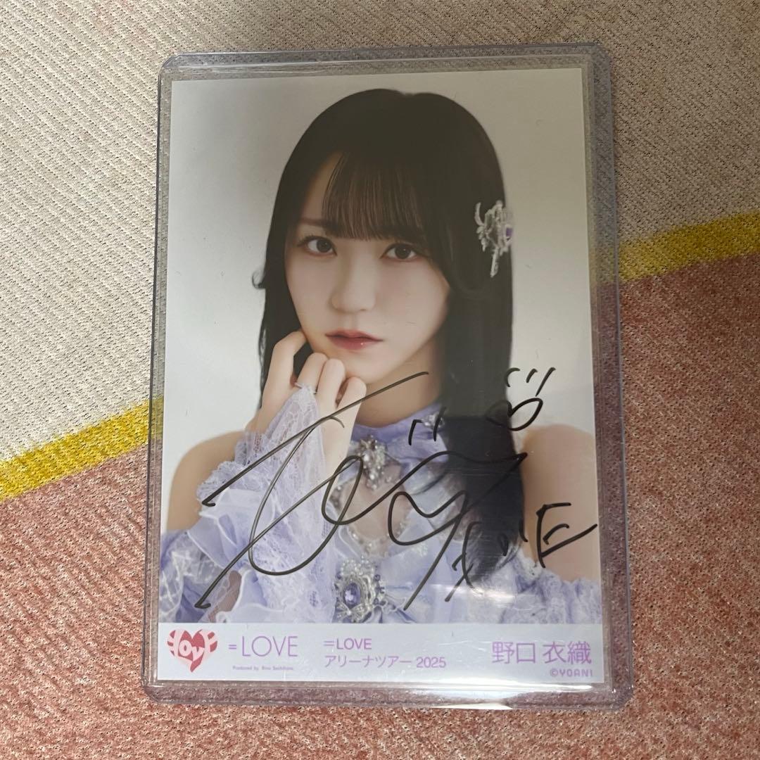 LOVE イコラブ 7周年コンサート衣装 アクリルスタンド 2種 野口衣織
