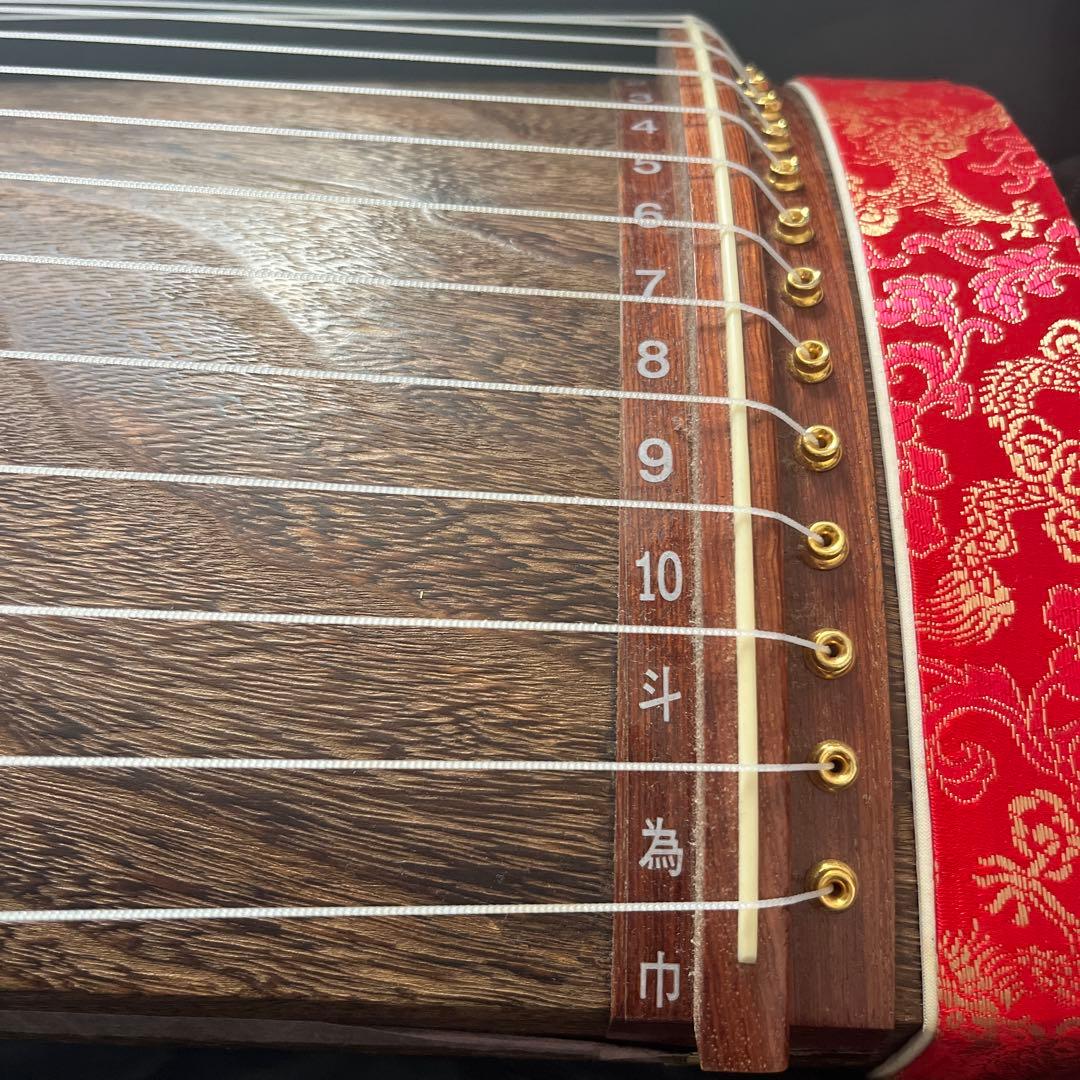 文化箏 大正琴 13弦 和楽器 美品 ソフトケース付 幅約93cm 1/2サイズ