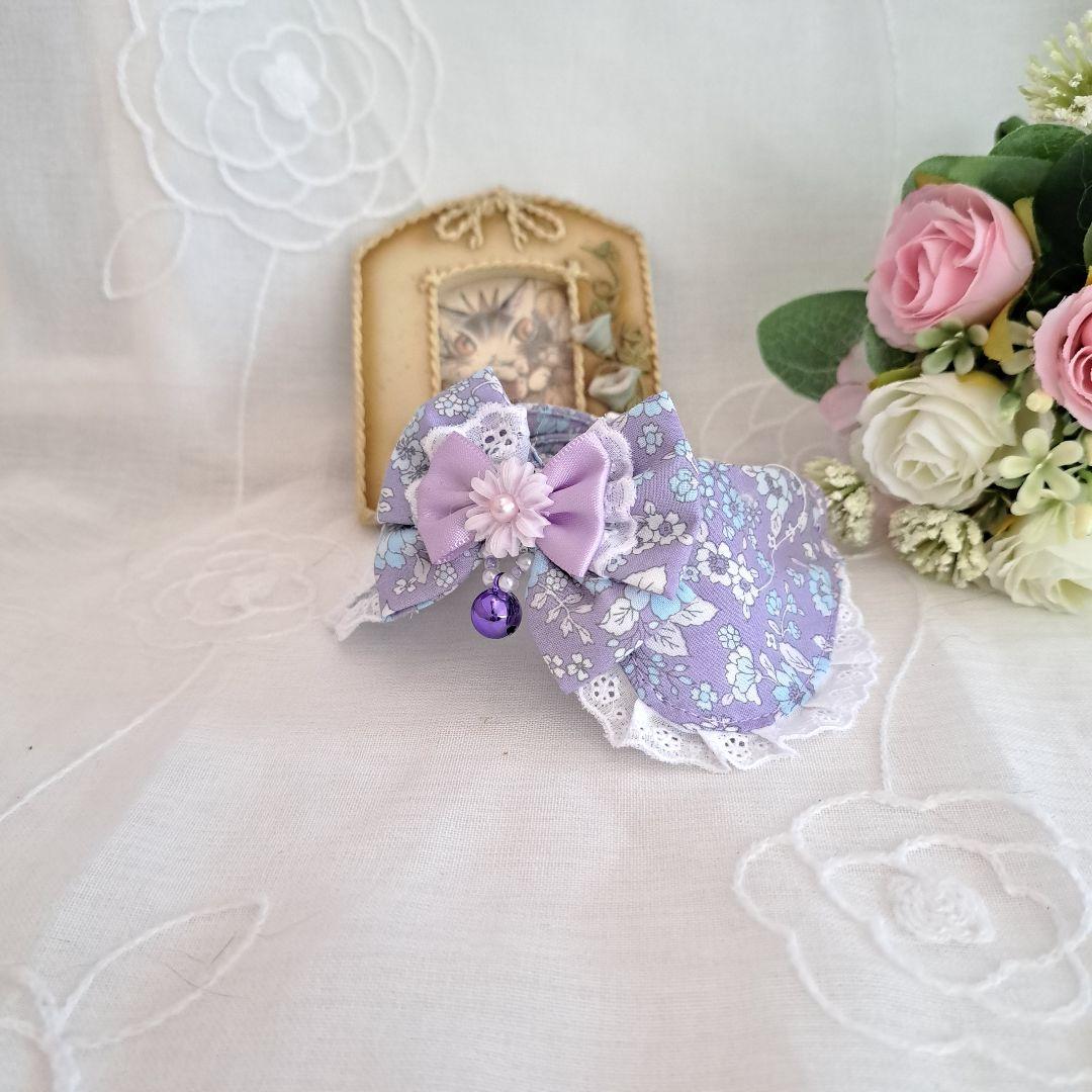 ハロウィンスタイ、ゴスロリ風(ブラック)わんちゃん猫ちゃん用