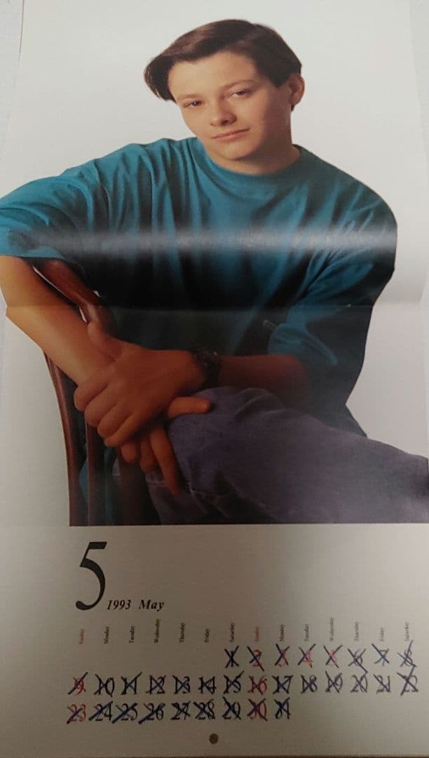 エドワード・ファーロング カレンダー