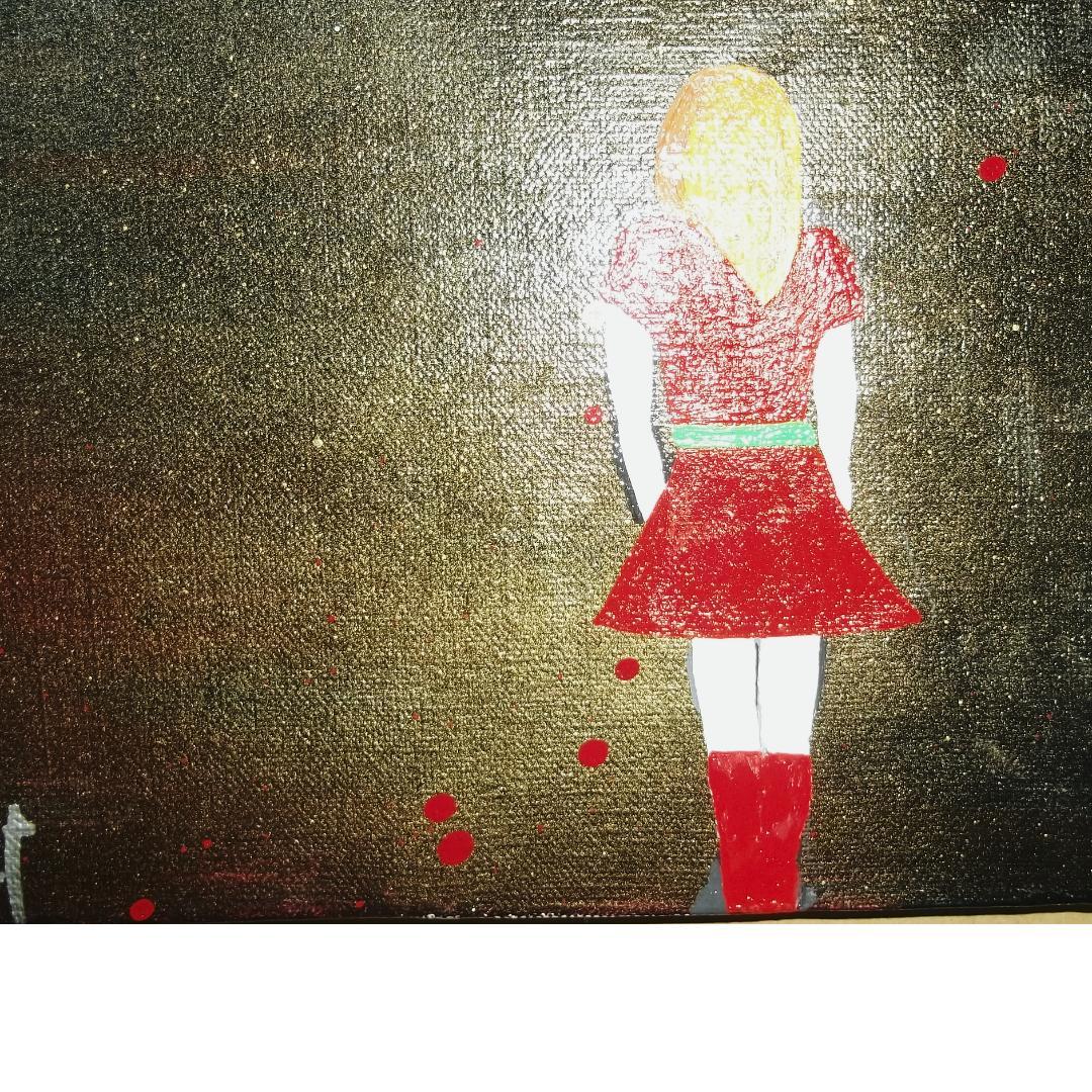 真作　Andy　Wallet　奇跡が起きるとき　神秘十字　凄いパワーを感じる絵画