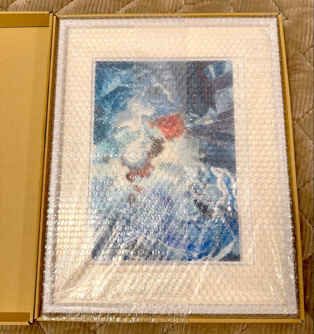 【新品・未開封】天地創造 藤原カムイ先生 直筆サイン入り複製原画（額装品）