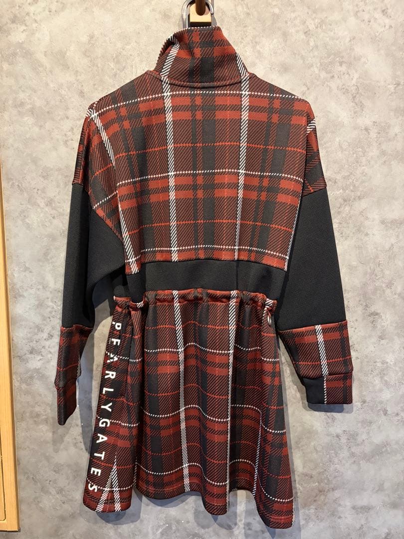 PEARLY GATES チェック柄ワンピース